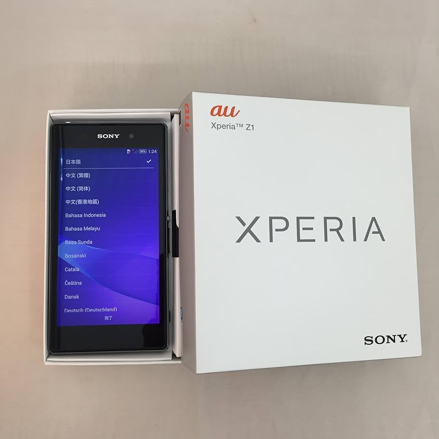 Amazon | Xperia Z1 SOL23 au [ブラック] 白ロム | ソニー(SONY